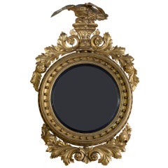 Large Regency Convex Mirror