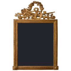 Louis XVI Giltwood Mirror