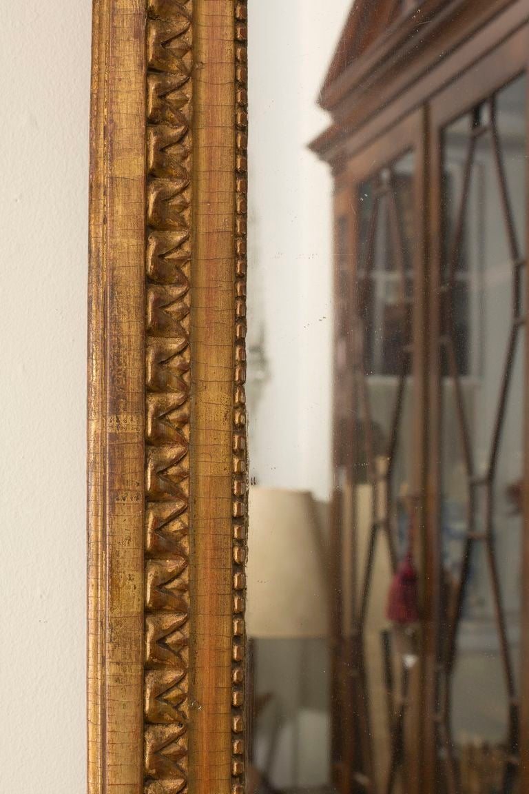 Neoclassical Louis XVI Giltwood Mirror