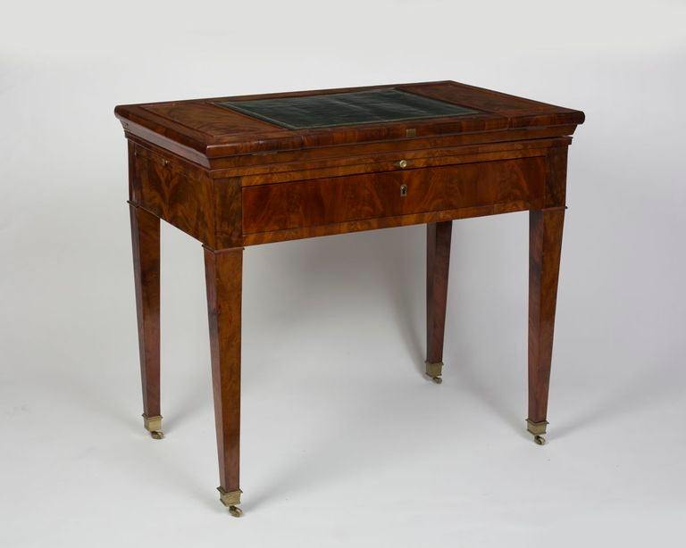 French Directoire Mahogany Architect’s Table Attributed to Jacob Frères 