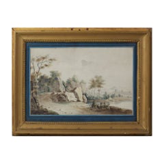 Watercolor, French School, 1803