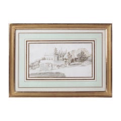 Drawing, Attributed to Demachy, 18th Century French School