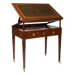 Louis XVI Mahogany Architect‘s Table (Table A La Tronchin)