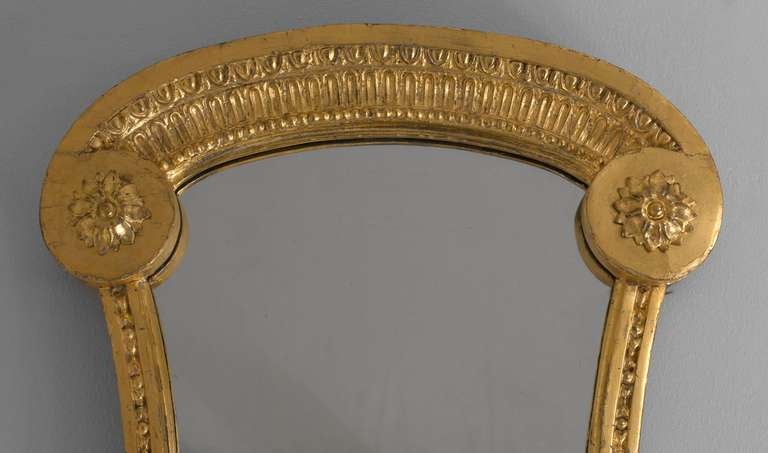 Wood Pair of Regency Giltwood Mirrors For Sale