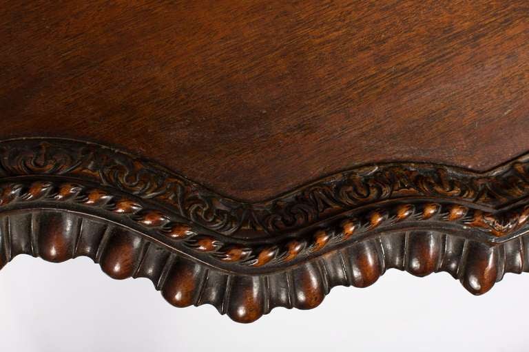 19th Century George III Style Mahogany Tripod Tilt-Top Table
