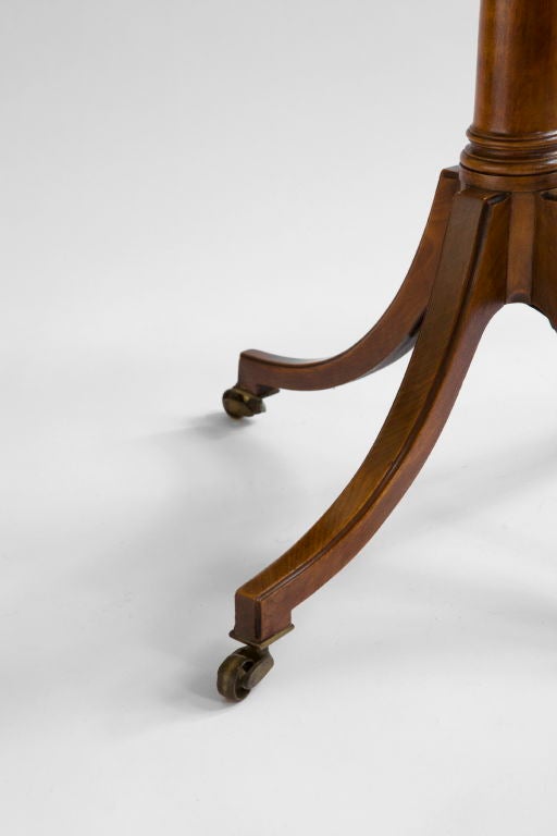English George III Rosewood and Satinwood Side Table For Sale