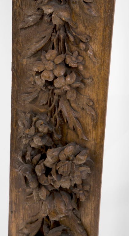 Pair of Beautifully Carved Louis XVI Oak Panels 1