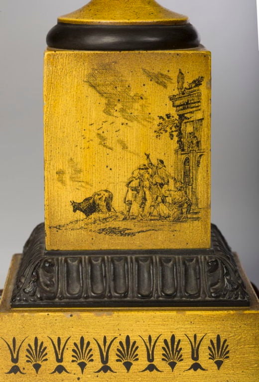 Pair of Neoclassical Style Tole Lamps 2