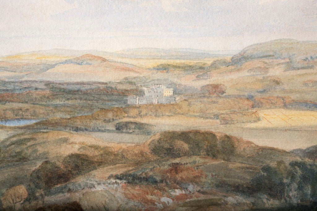 Watercolor by William Leighton Leitch (British, 1804-1883), Cally, Gatehouse of Fleet, Dumfries and Galloway,

with estate stamp (lower right). 

Watercolor and pencil on paper.

Provenance: With Spink, London.