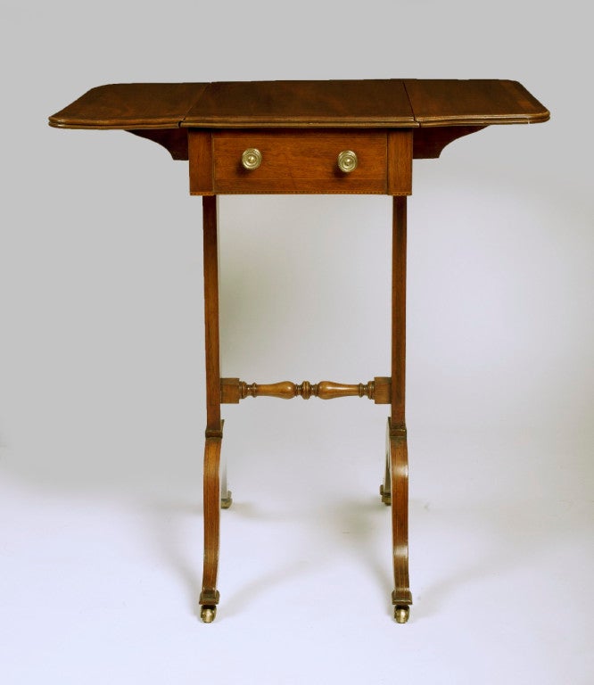 English Regency Mahogany Side Table For Sale