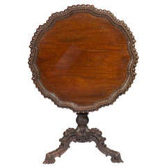 George III Style Mahogany Tripod Tilt-Top Table