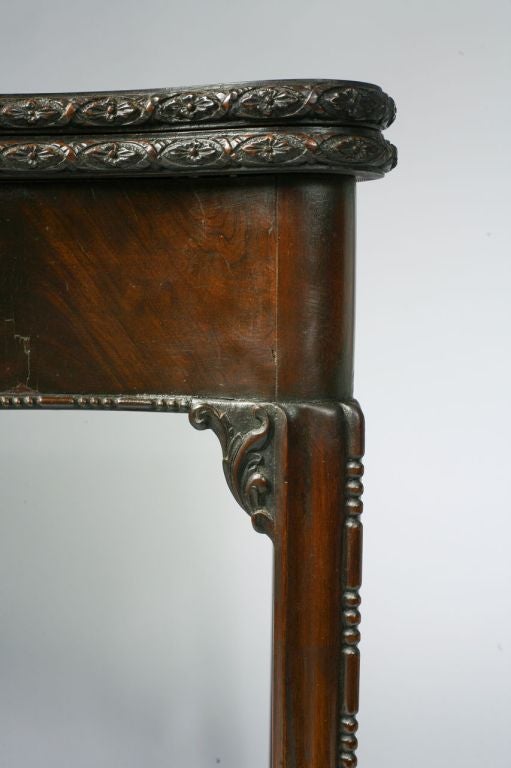 18th Century and Earlier George III Mahogany Game Table For Sale