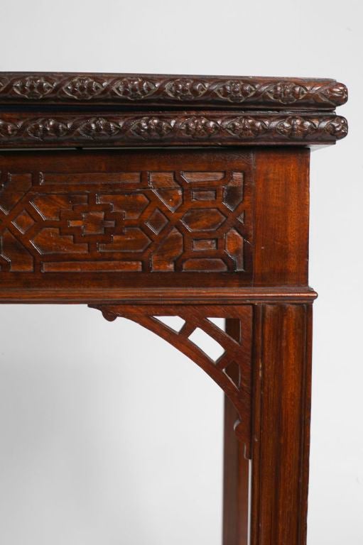 English George III Mahogany Games Table For Sale