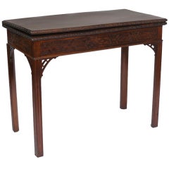 George III Mahogany Games Table 6