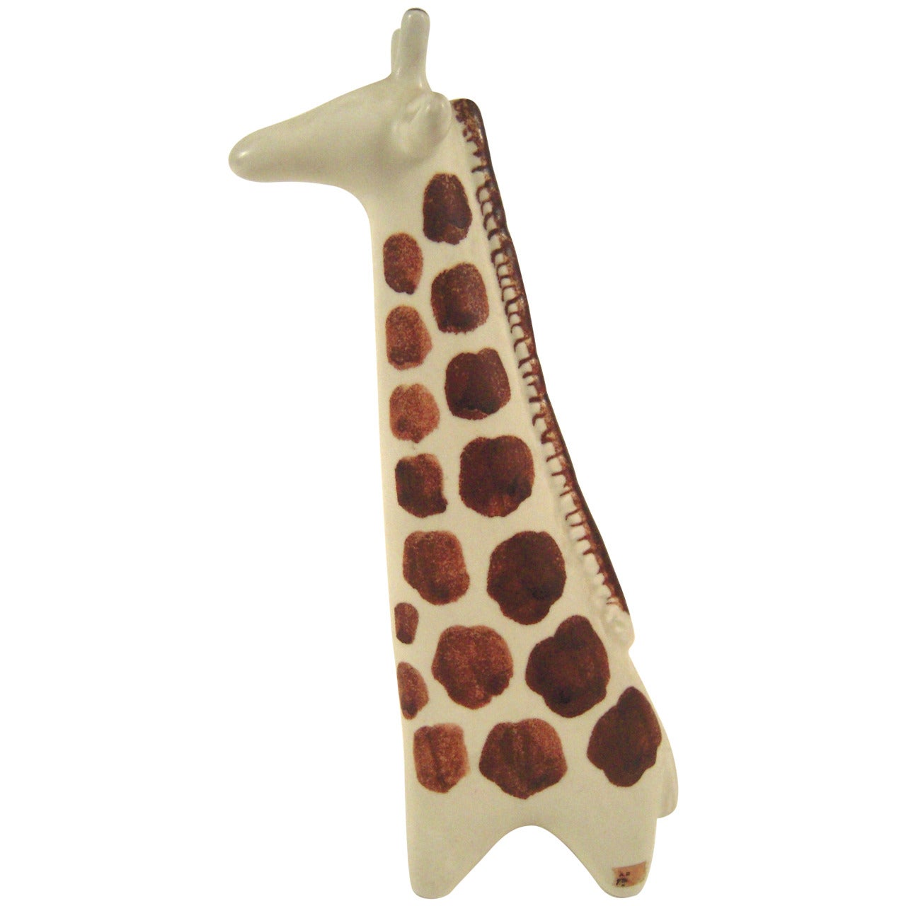 Mid-Century Modern Pottery Arabia Giraffe Sculpture, Finland, circa 1965