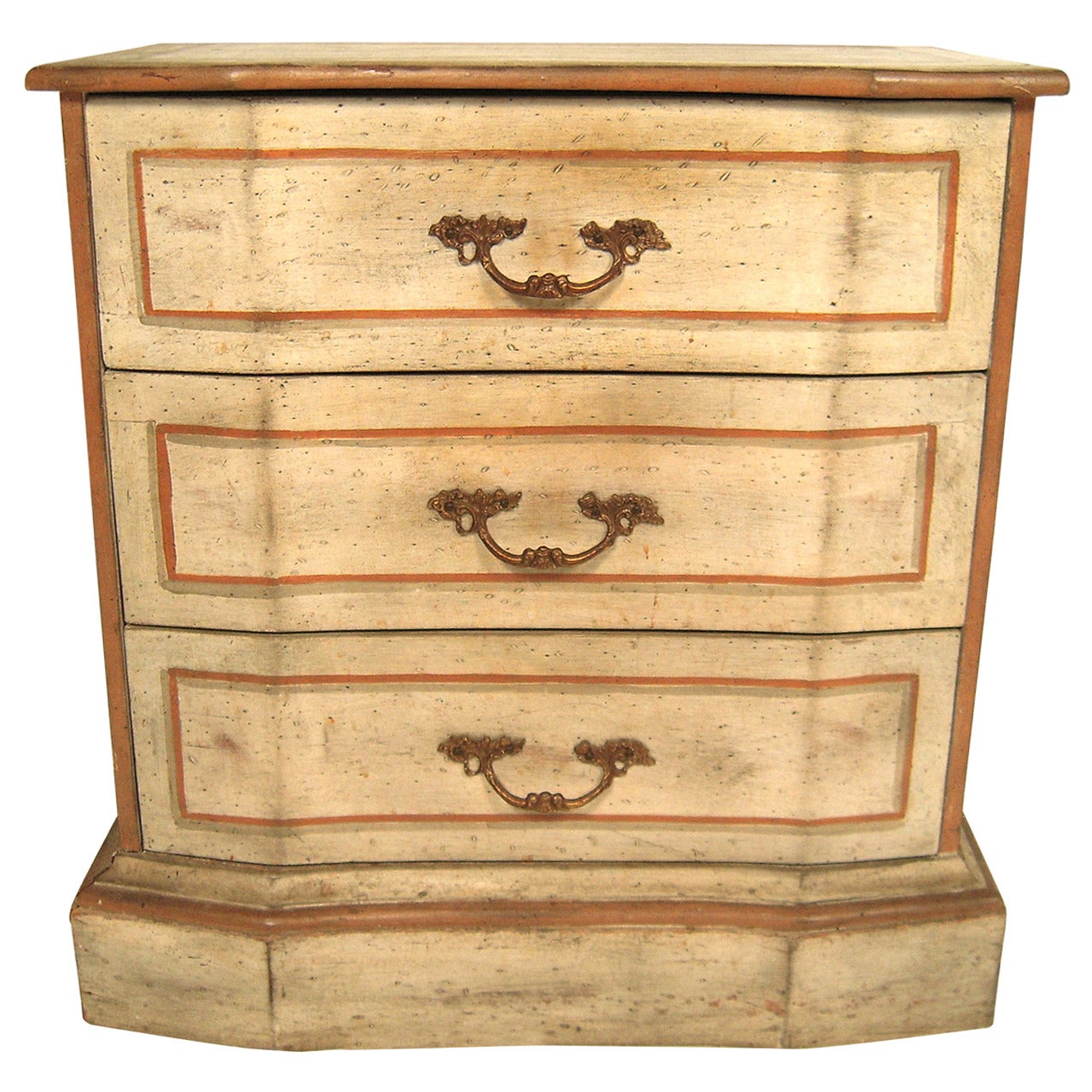 Diminutive Painted Italian Chest of Drawers