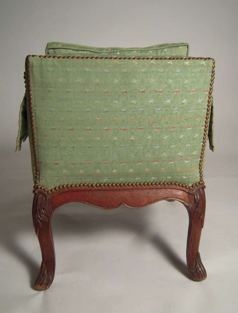 20th Century Diminutive and Charming Louis XV Style Upholstered Armchair