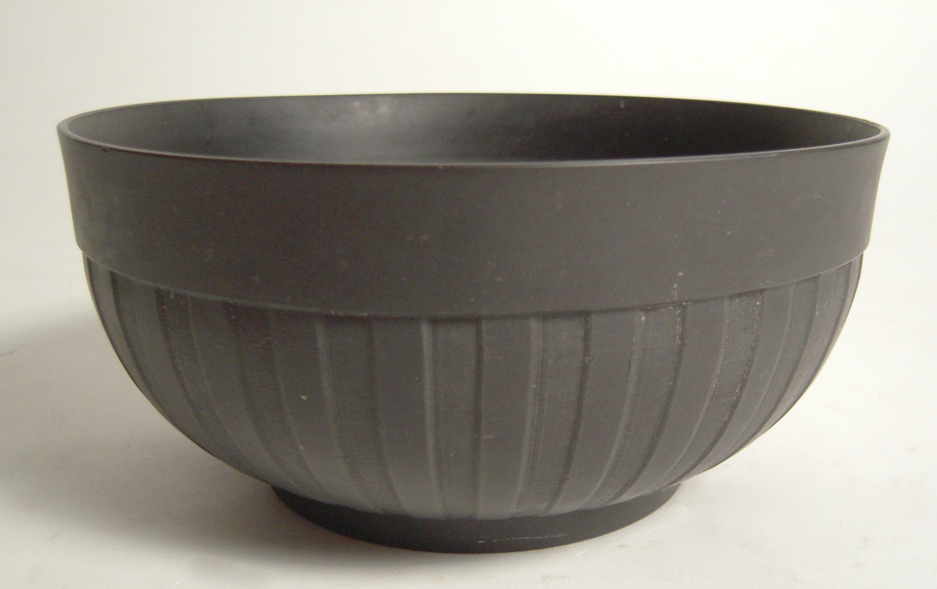 19th Century English Black Basalt Bowl