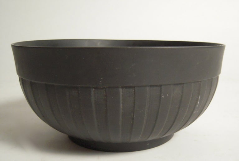 19th Century English Black Basalt Bowl 2