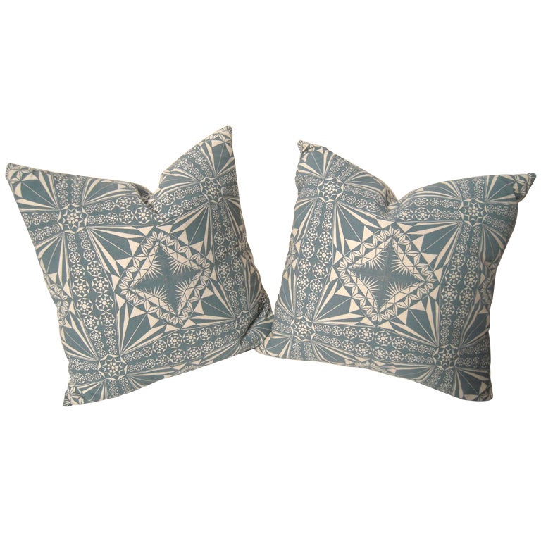 Diamond Jubilee Folly Cove Pillows at 1stdibs