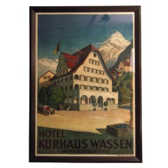 Vintage Swiss Travel Poster