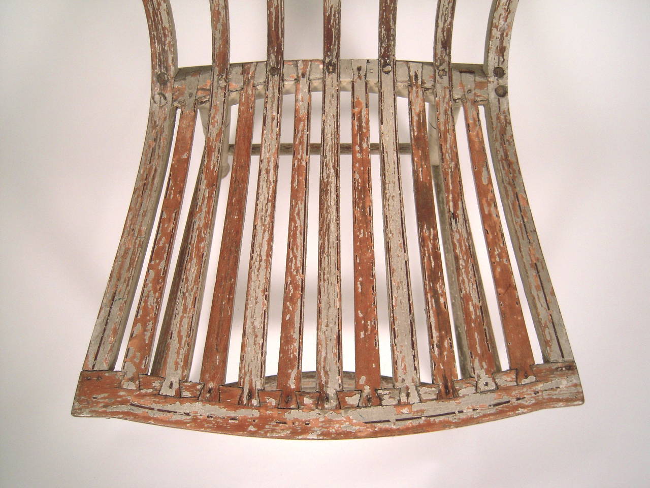 Early 19th Century Rare Pair of Samuel Gragg 'Elastic' Chairs, Boston, circa 1808
