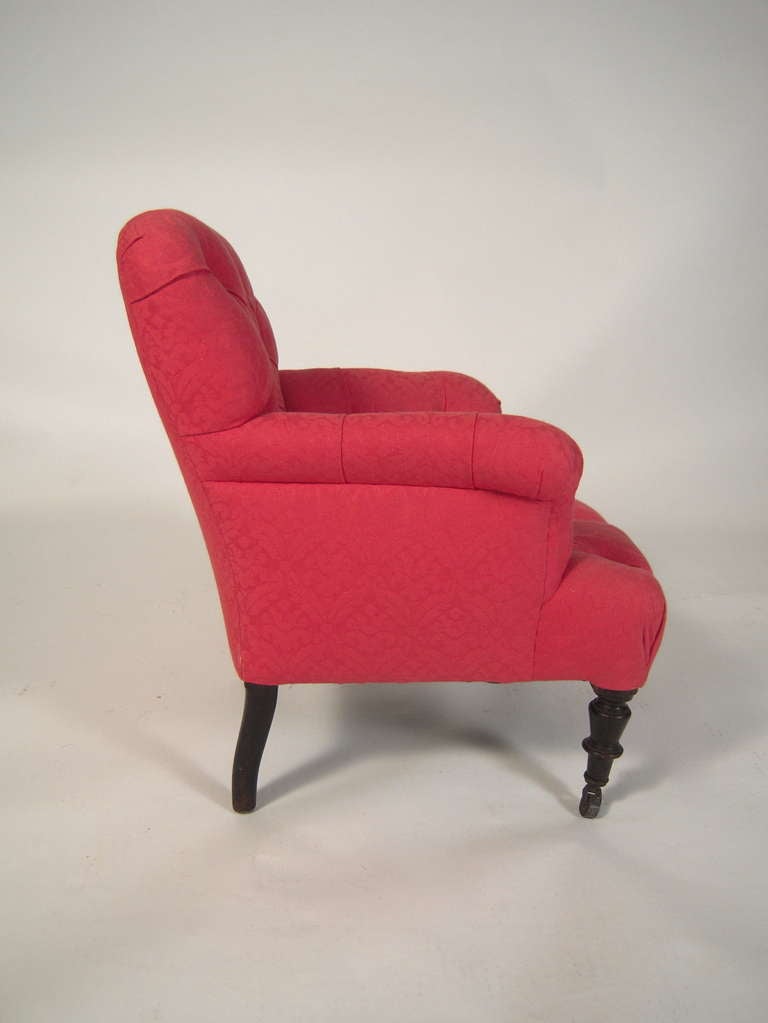 American Child Size Victorian Upholstered Arm Chair