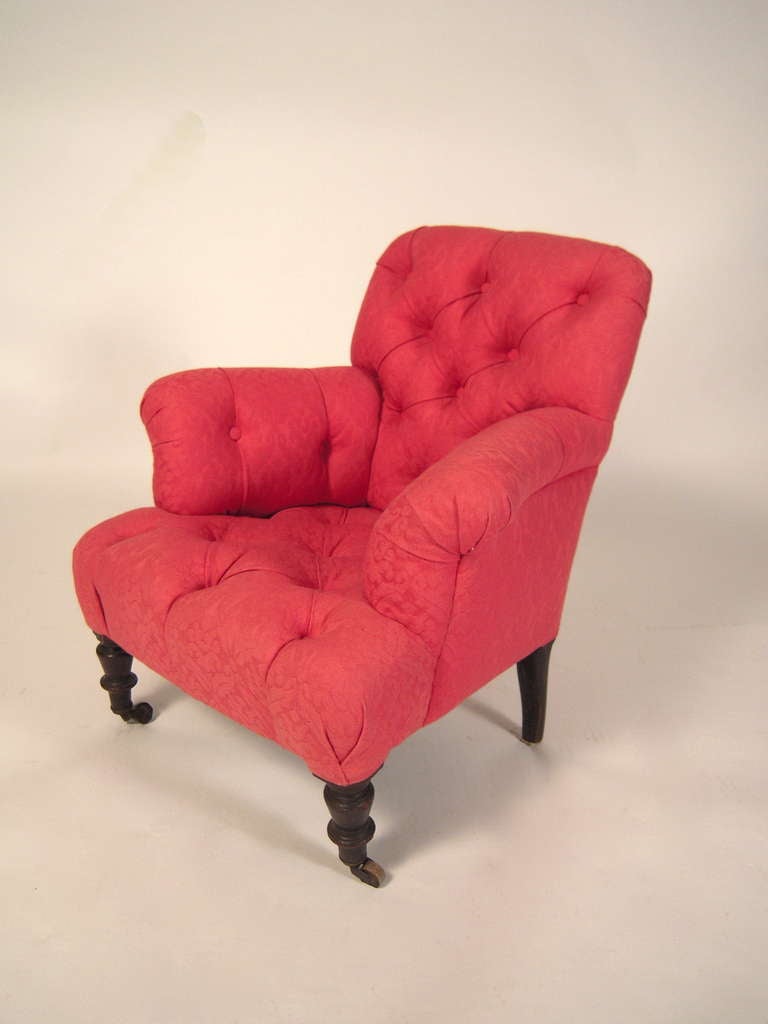 19th Century Child Size Victorian Upholstered Arm Chair