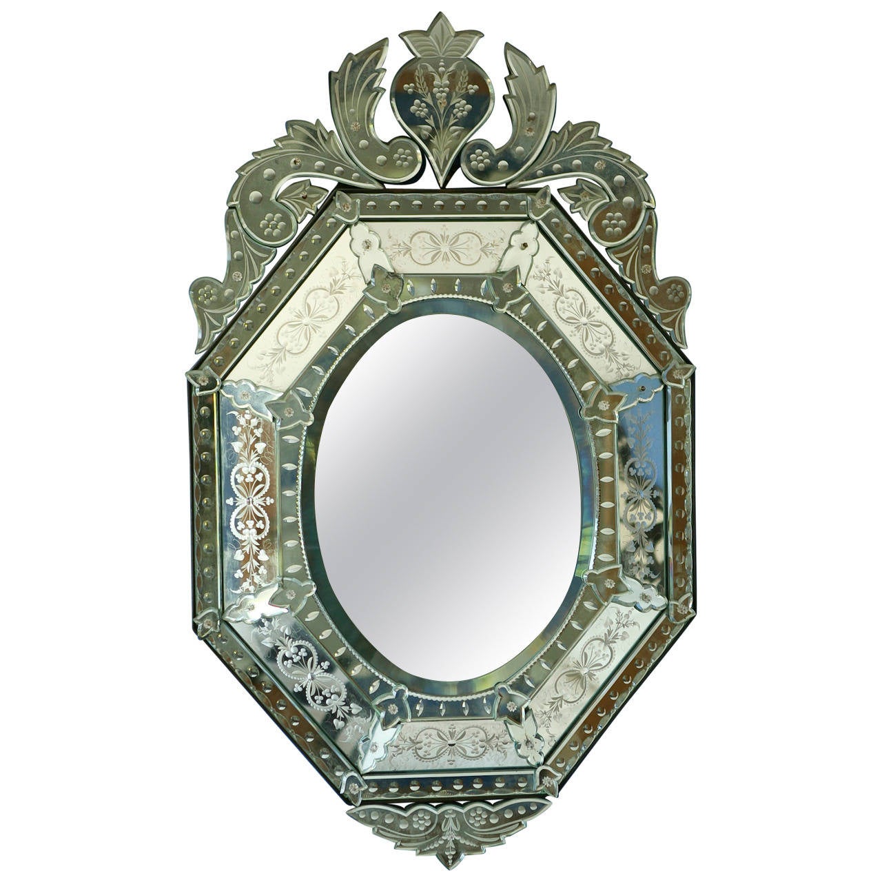 Fine Quality Etched and Cut Glass Mirror at 1stDibs how to cut glass mirror, cut