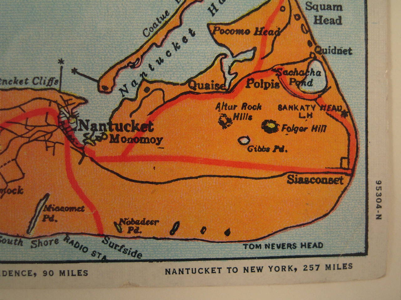 American Nantucket Island Map