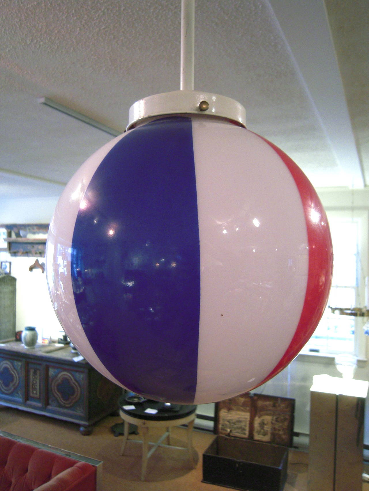 aba red white blue basketball