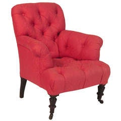 Child Size Victorian Upholstered Arm Chair
