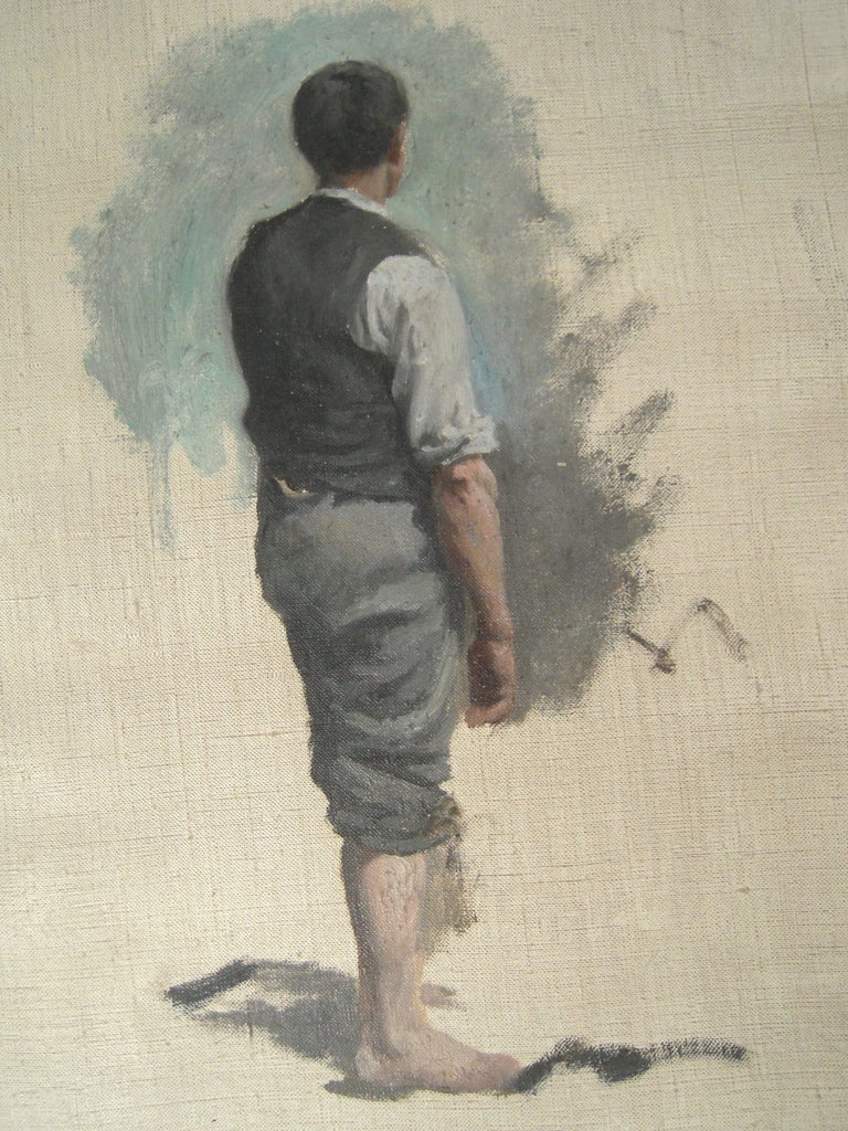 3 William Edward Norton Oil On Canvas Figure Studies 2