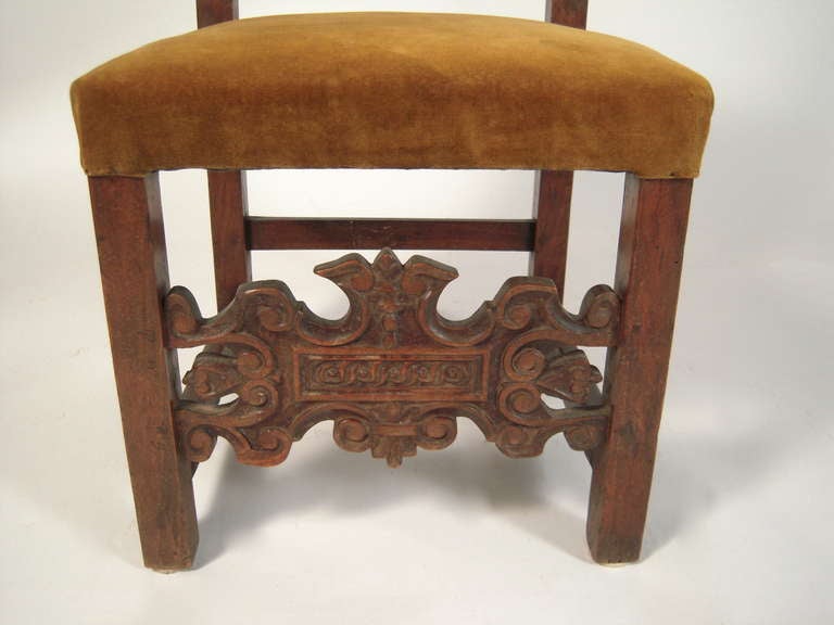 Small Spanish or Italian Baroque Style Side Chair 2