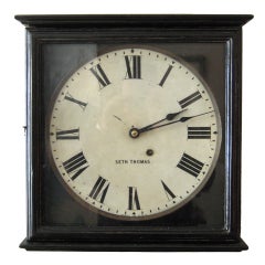 Antique 19th C Style Seth Thomas Gallery Wall Clock
