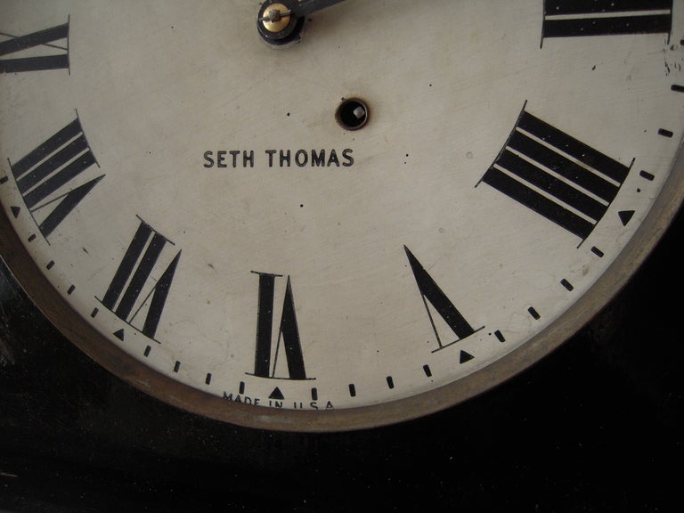 seth thomas square wall clock