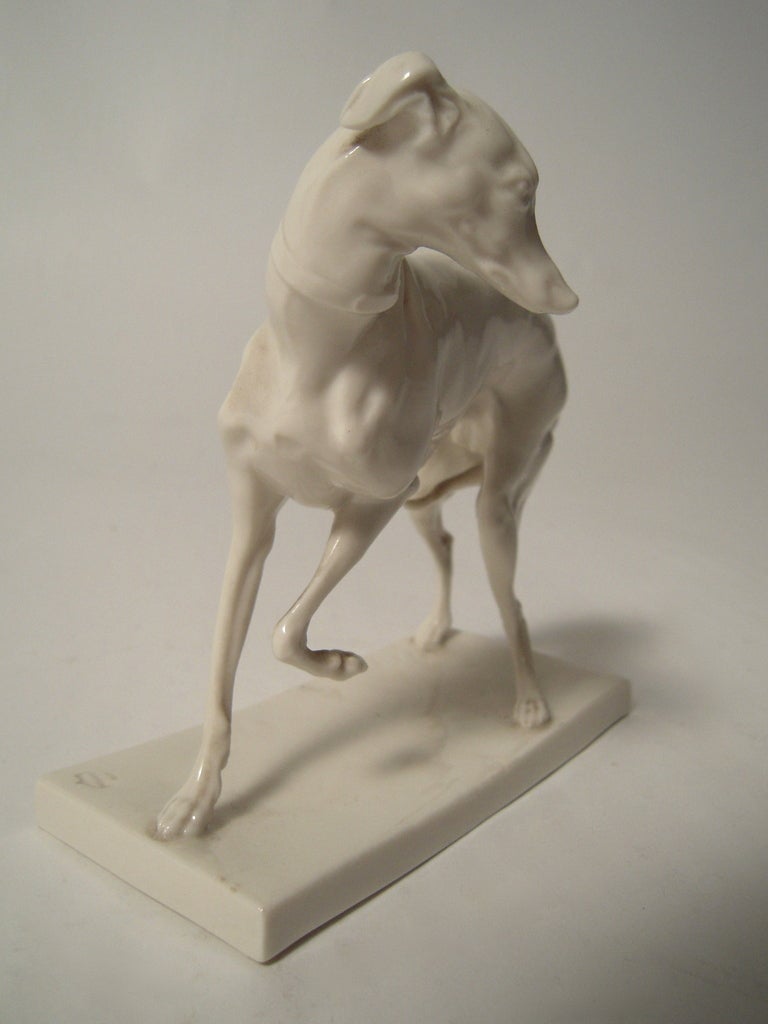 German Nymphenburg Porcelain Whippet