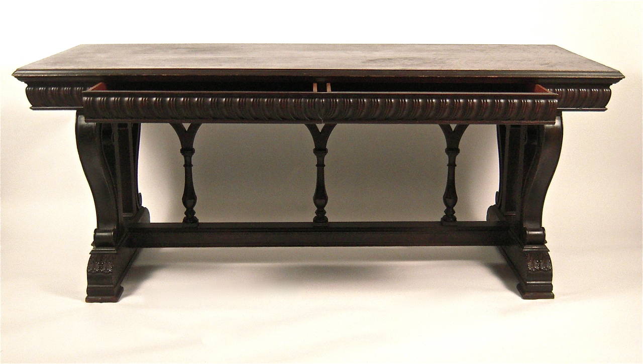 American Neoclassical Style Desk or Sofa Table