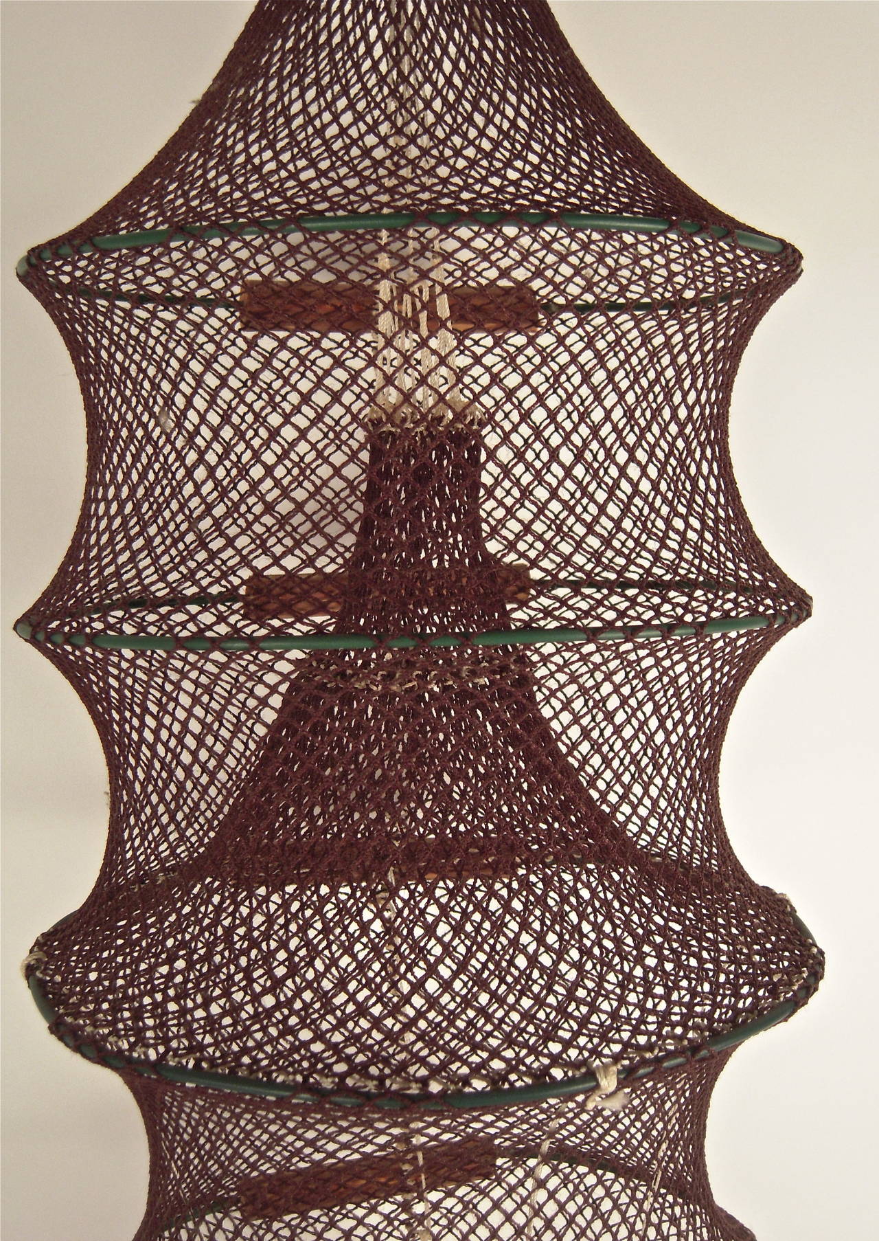Hand Knotted String Fish Trap at 1stdibs
