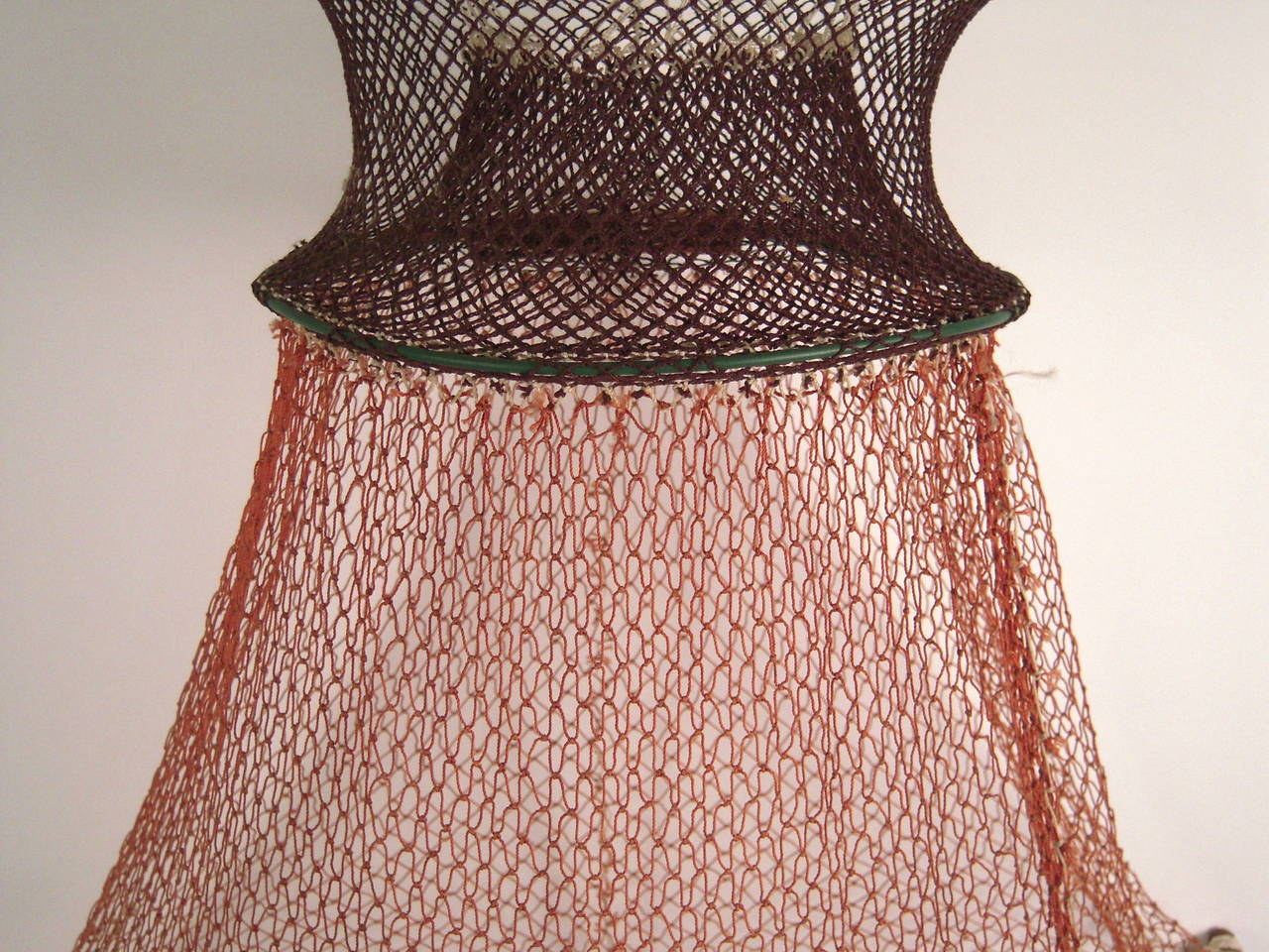 European Hand Knotted String Fish Trap
