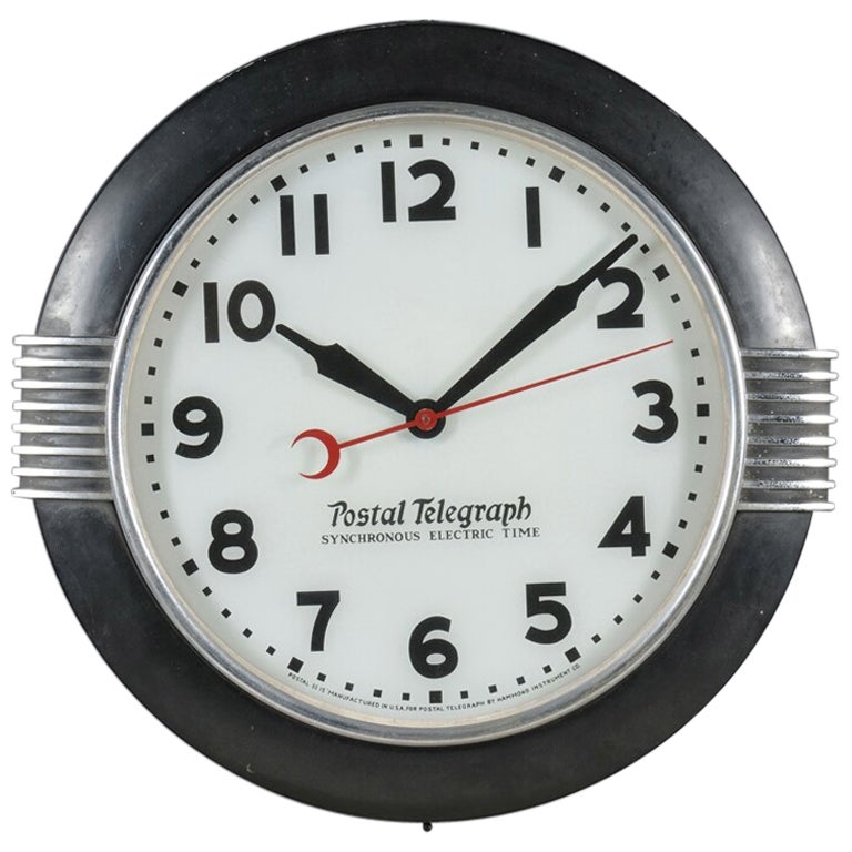 Large Art Deco Period Wall Clock