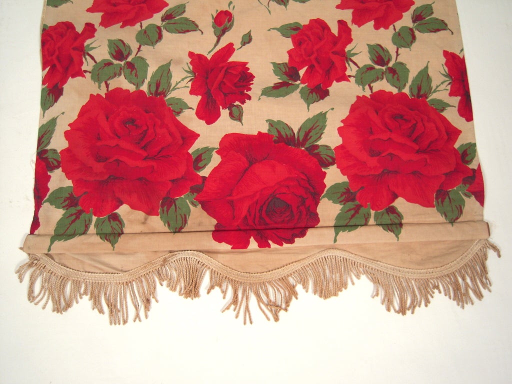 Through Rose Printed Window Shades
