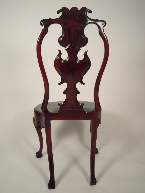 18th C Portuguese Rococo Side Chair 6