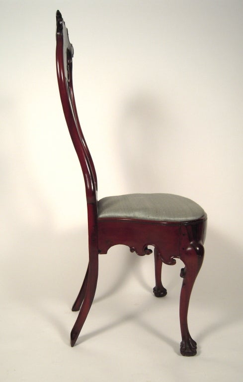 18th C Portuguese Rococo Side Chair 4