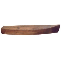 Antique Wooden Boat Model