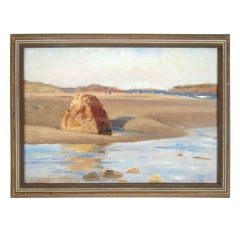 Charming Gloucester Beach Painting, 1 of 2