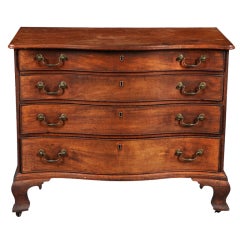 18th Century Massachusetts Chippendale Chest of Drawers