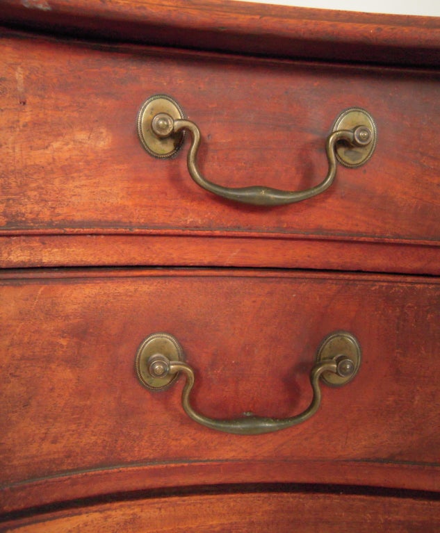 18th Century and Earlier 18th Century Massachusetts Chippendale Chest of Drawers
