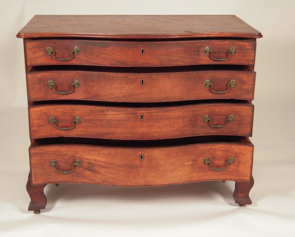 18th Century Massachusetts Chippendale Chest of Drawers 1