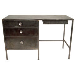 Vintage American Steel Desk, c. 1950s